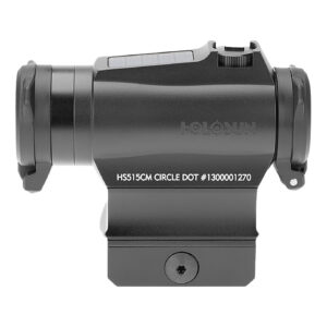 Holosun HS515CM 515  Black Anodized 1 x 20 mm 2 MOA Red Dot/65 MOA Circle Multi Reticle