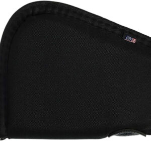 Allen 748 Locking Handgun Case Black Endura, YKK Zippers & Foam Padding Includes 2 Keys 8" L