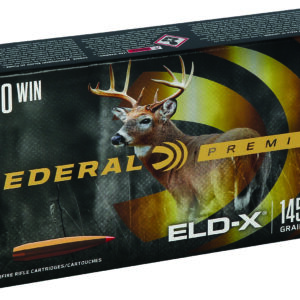 Federal P270ELDX1 Premium ELD-X 270Win 145gr 20 Per Box/10 Case