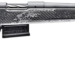 Bergara Rifles B14S751 B-14 Crest 308 Win 3+1 20" Fluted/Threaded, Sniper Gray Cerakote Barrel/Rec, Monte Carlo Carbon Fiber Stock with Black & Gray Splatter, Omni Muzzle Brake