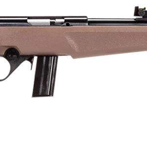 Rossi RB22L1611FDE RB22  Compact 22 LR 10+1, 16" Matte Black Button Rifled Free Floating Steel Barrel, Matte Black Stainless Steel Receiver, Flat Dark Earth Monte Carlo Stock, Right Hand
