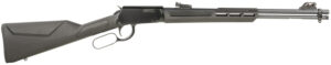 Rossi RL22W201SY Rio Bravo Lever Action 22 WMR 12+1 20" Round Barrel, Black, Polished Rec/Barrel, Synthetic Stock, Fiber Optic Sights