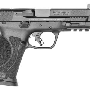 Smith & Wesson 13585 M&P M2.0  Full Size 9mm Luger 17+1, 4.62" Black Armornite Steel Threaded Barrel & Optic Ready/Serrated Slide, Matte Black Polymer Frame w/Picatinny Rail