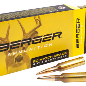 Berger Bullets 31070 Target Rifle 6.5Creedmoor 156gr Hybrid 20 Per Box/10 Case