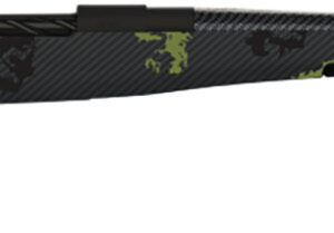 Fierce Firearms ROG7PRC24BFF Carbon Rogue  Full Size 7mm PRC 3+1 24" Hand Lapped/Match Grade Threaded Barrel, Black Cerakote Steel Receiver, Forest Camo Fierce Rogue Carbon Fiber Stock