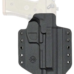 C&G Holsters 2750100 Covert  OWB Black Kydex Belt Loop Fits Beretta M9A3/M9A4 Right Hand