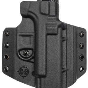 C&G Holsters 0006100 Covert  OWB Black Kydex Belt Loop Fits Glock 19 Fits Glock 23 Fits Glock 45