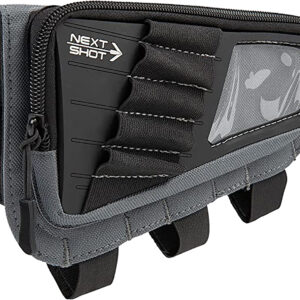 Allen 8528 Next Shot Cody Buttstock Pouch 223-300 Win Magnum Gray 5rd Rifle