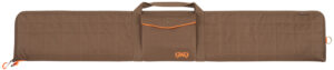Allen 1104-52 Highland Shotgun Case 52" Brown Quilted Polyester Exterior, Front Flap Pocket w/Magnetic Closure, Lockable Zipper