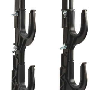 Allen 17450 Gun/Accessory Rack  Black Plastic Holds 2