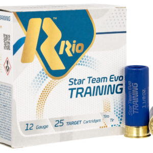 Rio Ammunition STT3275 Star Team EVO Training 12Gauge 2.75" 1 1/8oz 7.5Shot 25 Per Box/10 Case
