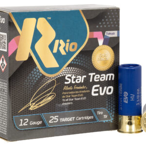 Rio Ammunition ST32HV75 Star Team EVO High Velocity 12Gauge 2.75" 1 1/8oz 7.5Shot 25 Per Box/10 Case