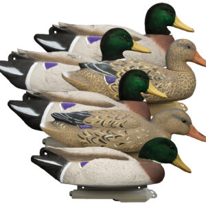 Higdon Outdoors 16034 Battleship  Oversized Mallards Species Multi Color Foam Filled Features Flocked Heads 6 Pack