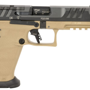 Walther Arms 2876582 PDP Pro SD 9mm Luger 18+1 5.10" Threaded Barrel, Black Optic Cut/Serrated Slide, FDE Polymer Frame with Pic. Rail, Performance Duty Grip, Flared Magwell