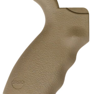 Ergo 4010DE Ergo 2  Made of Suregrip Rubber With Dark Earth Textured Finish for AR-15, AR-10