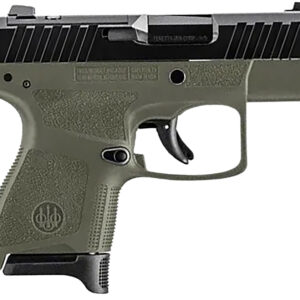 Beretta USA JAXN9278A1 APX A1 Carry Micro-Compact Frame 9mm Luger 8+1 3" Blued Steel Barrel, Black Serrated Steel Slide, OD Green Polymer Frame, Polymer Grip