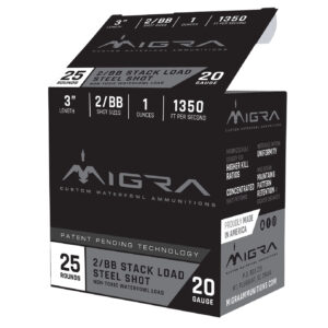 Migra Ammunitions M20S46 Combinational  20Gauge 3" 1oz 4/6Shot 25 Per Box/10 Case