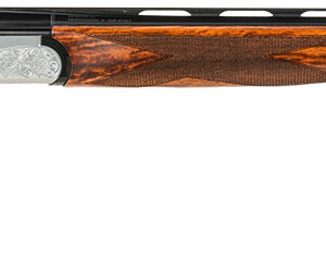 Fausti Usa, Inc 15403 Caledon  410 Gauge 3" 2rd 26" Blued Barrel, Engraved Stainless Rec, Wood Laser Grain Stock, Metallic Bead Sight