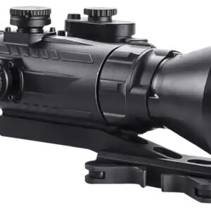AGM Global Vision 15WP4423483111 Wolverine Pro-4 3AL1 Night Vision Rifle Scope Matte Black 4x70mm Gen 3 Auto-Gated Level 1 Illuminated Red Chevron w/Ballistic Drop Reticle