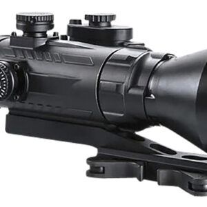 AGM Global Vision 15WP4423474111 Wolverine Pro-4 3APW Night Vision Rifle Scope Matte Black 4x70mm Gen 3 Auto-Gated White Phosphor Illuminated Red Chevron w/Ballistic Drop Reticle