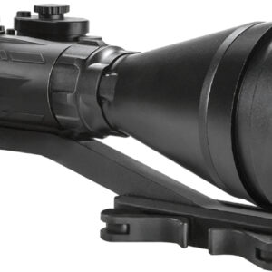 AGM Global Vision 15WP6623484111 Wolverine Pro-6 3AW1 Night Vision Rifle Scope Matte Black 6x100mm Gen 3 Auto-Gated White Phosphor Level 1 Illuminated Red Chevron w/Ballistic Drop Reticle