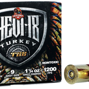 HEVI-Shot HS7289 HEVI-18 TSS Turkey 28Gauge 3" 1 1/4oz Tungsten 9Shot 5 Per Box/10 Case