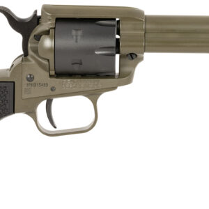 Heritage Mfg RR22T4 Rough Rider  22 LR 6 Shot 4.75" OD Green Cerakote Barrel, OD Green Cerakote w/Black Accents Frame, Black Cerakote Cylinder, Black Star Polymer Grips