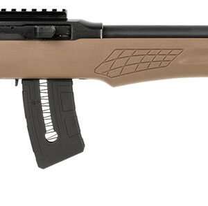 Rossi RS22W2111B RS22  22 WMR 10+1 21", Matte Black Barrel/Rec, Brown Fixed Monte Carlo Stock, Optics Mount