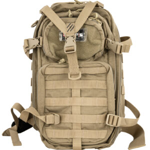 GPS Bags T1611BOB Tactical Bugout Bag Backpack Tan 600D Polyester 2 Handguns