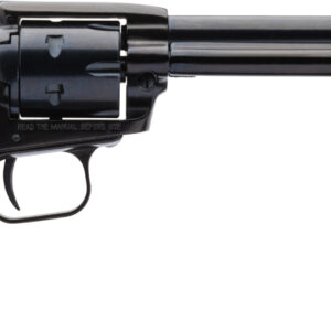 Heritage Mfg RR22MB6PRL Rough Rider  22 LR 22 WMR 6 Shot 6.50" Black Barrel, Cylinder & Frame, Altamont White Pearl Grips