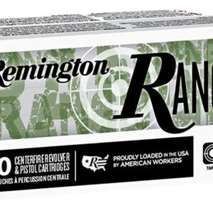 Remington Ammunition R27780 Range  9mmLuger 124gr Full Metal Jacket 50 Per Box/20 Case