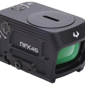 Viridian 9810053 RFX45  Black Anodized 1 x 24 mm x 15.5 mm 5 MOA Green Dot ACRO/RMR