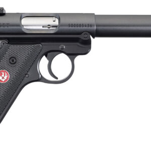 Ruger 40183 Mark IV Target *CA Compliant 22 LR 10+1 5.50" Blued Bull Barrel, Blued Aluminum Frame, Black Checkered Polymer Grip, Right Hand