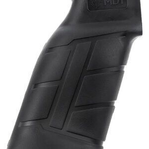Mdt Sporting Goods Inc 103419BLK Elite Pistol Grip Black Polymer, Integrated Palm Swell, Fits AR Platform