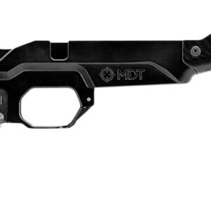 Mdt Sporting Goods Inc 104999BCF HNT26 Chassis Carbon Fiber Furniture, Aluminum Base, Folding Stock with Adj. Cheekrest, M-LOK Forend, QD Sling Mounts, AR-Style Grip Fits Short Action Remington 700
