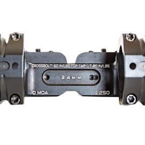 MasterPiece Arms BAMOUNT341125 MPA BA Bolt Action Mount  Black