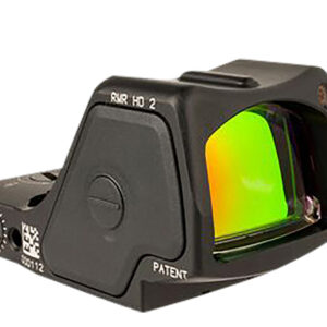 Trijicon 3200002 RMR HD Matte Black 1 x 0.89" x 0.67" 3.25 MOA Red Dot/55 MOA Circle Multi Reticle