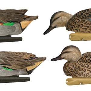 Avian X AVXAVX8081 Topflight Green Winged Teal Floating Multi-Color - 6 Pack