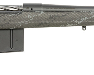 Bergara Rifles B14LM7513 B-14 Crest 7mm PRC 5+1 22" Fluted/Threaded, Sniper Gray Cerakote Barrel/Rec, Monte Carlo Carbon Fiber Stock with Black & Gray Splatter, Omni Muzzle Brake