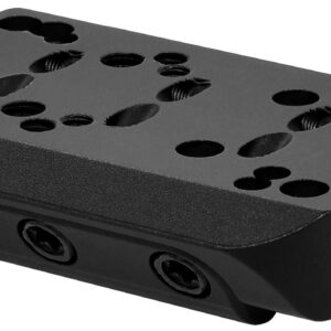 Warne 6108M Red Dot Reflex Mount Shotgun Rib Black Anodized Aluminum Fits Burris/CMORE/Docter/Eotech/Holosun