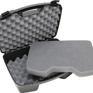 MTM Case-Gard 81140 Handgun Case  Black Polypropylene Holds 4 Handgun w/ up to 8" Barrels & 6 Sub-Compacts w/ Magazines