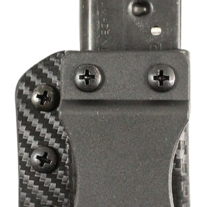 DeSantis Gunhide A100KJJJZ Persuader Mag Pouch  Double Stack IWB/OWB Black Kydex Belt Clip Ambidextrous