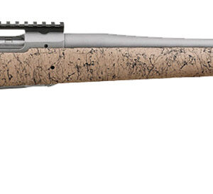 Ruger 57155 Hawkeye FTW Hunter Full Size 300 Win Mag 3+1 24" Matte Stainless Steel Threaded Barrel, Picatinny Rail Stainless Steel Receiver, Speckled Tan/Black HS Precision Synthetic Stock