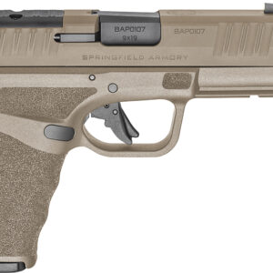 Springfield Armory HCP9449FTOSP Hellcat Pro OSP 9mm Luger 17+1/15+1, 4.40" Black Melonite Hammer Forged Threaded Barrel, Flat Dark Earth Cerakote Optic Ready/Serrated Steel Slide, Flat Dark Earth w/Bl