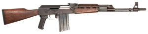 Riley Defense Inc RAK308 RAK 308 Win 20+1 19.65" Blued Threaded Barrel & Receiver, Fixed Wood Stock, Wood Handguard, Black Polymer Grip, Bayonet Lug