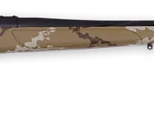 Weatherby VHH256RR6B Vanguard Outfitter 25-06 Rem 5+1 24" Threaded/Spiral Fluted, Graphite Black Barrel/Rec, Tan with Brown & White Sponge Synthetic Stock, Accubrake Muzzle Brake, Adj. Trigger