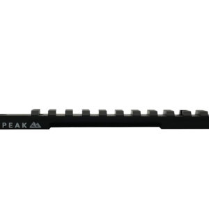 Weatherby J010003 Picatinny Rail  Matte Black Aluminum Weatherby Model 307 Integrated Weaver Mount Long Action 20 MOA