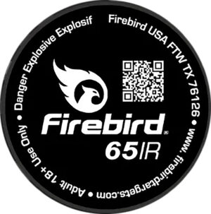 Firebird USA 65IR 65IR Moving Trajectory Static White Smoke Universal Firearm 65mm 10 Targets