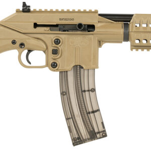Kel-Tec SU22CATAN SU22  Full Size 22 LR 26+1 16.10" Black Threaded Barrel, Tan Picatinny Rail Polymer Receiver, Tan Synthetic w/Storage Compartment Stock