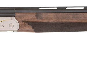 TriStar 33142 Trinity II LT Full Size 16 Gauge Break Open 2.75" 2rd 28" Black Over/Under Vent Rib Barrel, Engraved Silver Aluminum Receiver, Fixed Turkish Walnut Stock, Right Hand